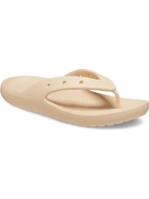 Crocs Classic Flip V2 Unisex Bej Terlik 209402-2DS