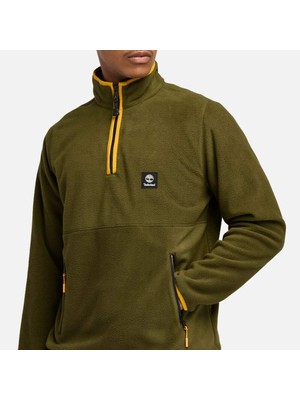 Timberland 1/4 Zip Polar Fleece Erkek Yeşil Ceket TB0A65WK3021