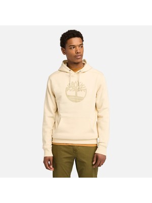 Timberland Kennebec Rıver Tree Logo Hoodie Erkek Bej Sweatshirt TB0A2BJHEFL1