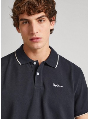 Pepe Jeans Siyah Erkek Polo T-Shirt PM542101 999 Hans