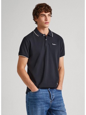 Pepe Jeans Siyah Erkek Polo T-Shirt PM542101 999 Hans