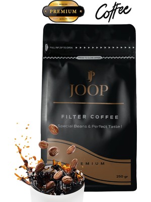 Joop Coffee Premium Filtre Kahve Yumuşak Içim Aromatic %100 Arabica 250 gr