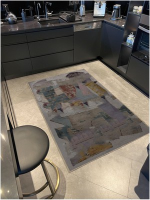 Rugs Modern Shape Koleksiyonu Pastel Tonlar Soyut Şekiller Dokuma Taban Modern Dekoratif Halı 30