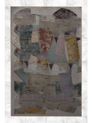 Rugs Modern Shape Koleksiyonu Pastel Tonlar Soyut Şekiller Dokuma Taban Modern Dekoratif Halı 30