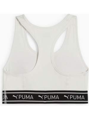 Puma 4keeps Elastic Bra Beyaz Sporcu Sütyeni - 525319 05