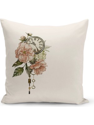 Bertille Home Vintage Serisi Çift Tarafı Dijital Baskılı Kırlent Kılıfı (Vintage Cushion Cover)