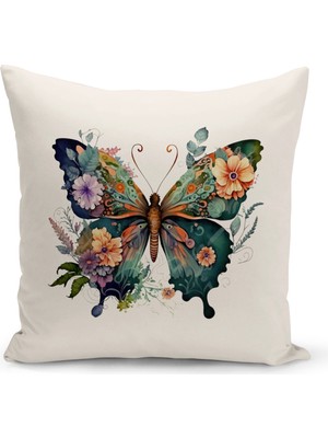 Bertille Home Vintage Serisi Çift Tarafı Dijital Baskılı Kırlent Kılıfı (Vintage Cushion Cover)