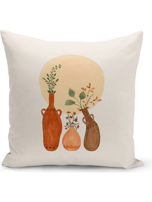 Bertille Home Minimalist  Serisi Çift Tarafı Dijital Baskılı Kırlent Kılıfı (Minimalist Cushion Cover)