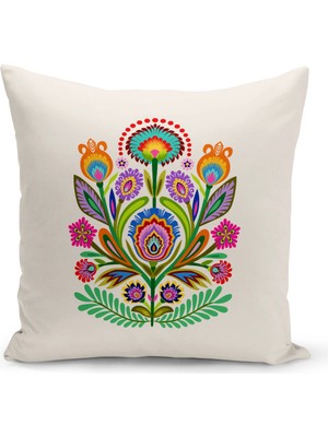 Bertille Home Flower Serisi Çift Tarafı Dijital Baskılı Kırlent Kılıfı (Cushion Cover)
