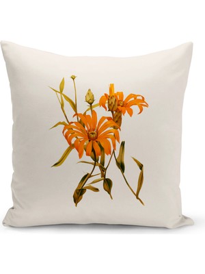Bertille Home Botanik Serisi Çift Tarafı Dijital Baskılı Kırlent Kılıfı (Botanic Cushion Cover)