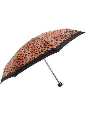 Zennur Şemsiye Mini Leopar Desen