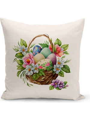 Bertille Home Flower Serisi Çift Tarafı Dijital Baskılı Kırlent Kılıfı (Cushion Cover)