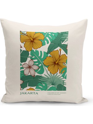 Bertille Home Sanat Serisi Çift Tarafı Dijital Baskılı Kırlent Kılıfı (Art Cushion Cover)