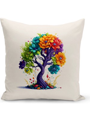 Bertille Home Vintage Serisi Çift Tarafı Dijital Baskılı Kırlent Kılıfı (Vintage Cushion Cover)
