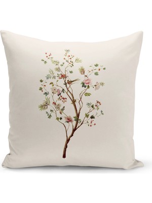 Bertille Home Flower Serisi Çift Tarafı Dijital Baskılı Kırlent Kılıfı (Cushion Cover)