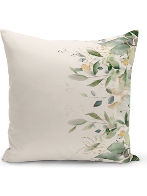 Bertille Home Flower Serisi Çift Tarafı Dijital Baskılı Kırlent Kılıfı (Cushion Cover)