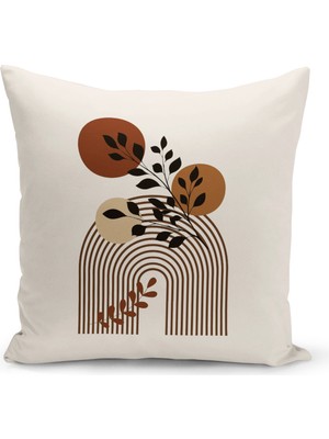 Bertille Home Minimalist  Serisi Çift Tarafı Dijital Baskılı Kırlent Kılıfı (Minimalist Cushion Cover)