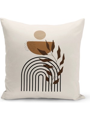 Bertille Home Minimalist  Serisi Çift Tarafı Dijital Baskılı Kırlent Kılıfı (Minimalist Cushion Cover)