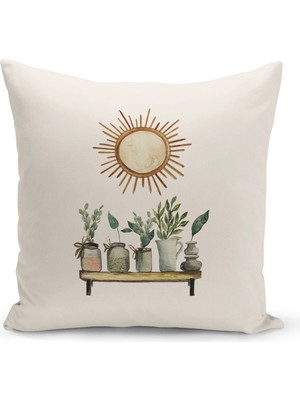 Bertille Home Bohem Serisi Çift Tarafı Dijital Baskılı Kırlent Kılıfı (Bohem Cushion Cover)