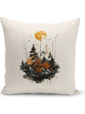 Bertille Home Vintage Serisi Çift Tarafı Dijital Baskılı Kırlent Kılıfı (Vintage Cushion Cover)