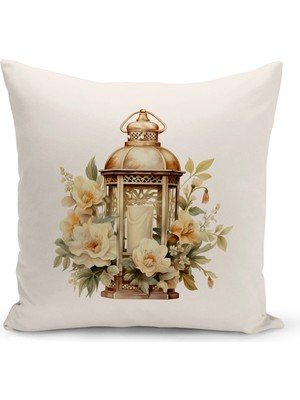 Bertille Home Vintage Serisi Çift Tarafı Dijital Baskılı Kırlent Kılıfı (Vintage Cushion Cover)