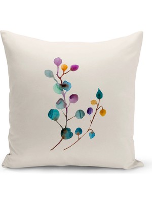 Bertille Home Flower Serisi Çift Tarafı Dijital Baskılı Kırlent Kılıfı (Cushion Cover)