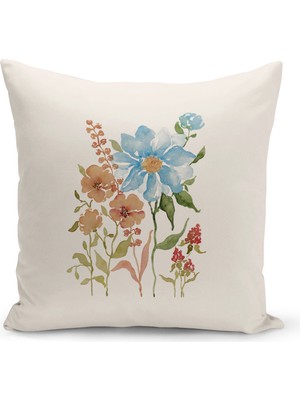 Bertille Home Flower Serisi Çift Tarafı Dijital Baskılı Kırlent Kılıfı (Cushion Cover)