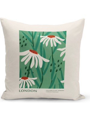 Bertille Home Sanat Serisi Çift Tarafı Dijital Baskılı Kırlent Kılıfı (Art Cushion Cover)