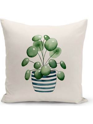 Bertille Home Flower Serisi Çift Tarafı Dijital Baskılı Kırlent Kılıfı (Cushion Cover)