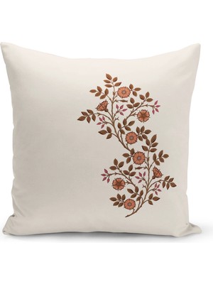 Bertille Home Flower Serisi Çift Tarafı Dijital Baskılı Kırlent Kılıfı (Cushion Cover)