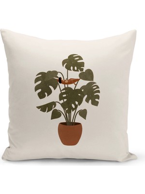 Bertille Home Minimalist  Serisi Çift Tarafı Dijital Baskılı Kırlent Kılıfı (Minimalist Cushion Cover)