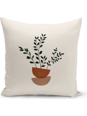 Bertille Home Minimalist  Serisi Çift Tarafı Dijital Baskılı Kırlent Kılıfı (Minimalist Cushion Cover)