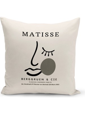 Bertille Home Sanat Serisi Çift Tarafı Dijital Baskılı Kırlent Kılıfı (Art Cushion Cover)