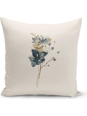 Bertille Home Flower Serisi Çift Tarafı Dijital Baskılı Kırlent Kılıfı (Cushion Cover)