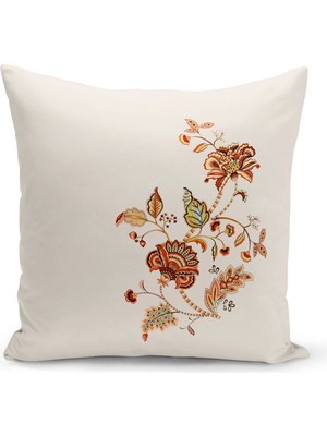 Bertille Home Flower Serisi Çift Tarafı Dijital Baskılı Kırlent Kılıfı (Cushion Cover)