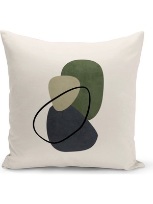 Bertille Home Minimalist  Serisi Çift Tarafı Dijital Baskılı Kırlent Kılıfı (Minimalist Cushion Cover)