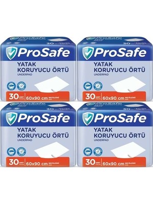 Prosafe Hasta Alt Açma Yatak Koruyucu Örtü 60*90cm 120 Adet (4pk*30)