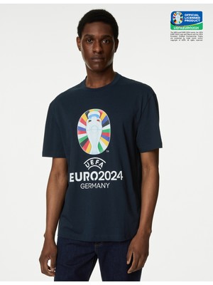 Marks & Spencer Saf Pamuklu Uefa Euro2024™ T-Shirt