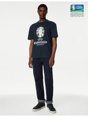 Marks & Spencer Saf Pamuklu Uefa Euro2024™ T-Shirt