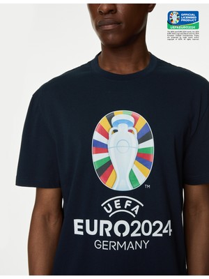 Marks & Spencer Saf Pamuklu Uefa Euro2024™ T-Shirt