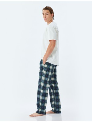 Koton Oversize Pijama Altı Pamuklu Beli Lastikli Cep Detaylı Pamuklu