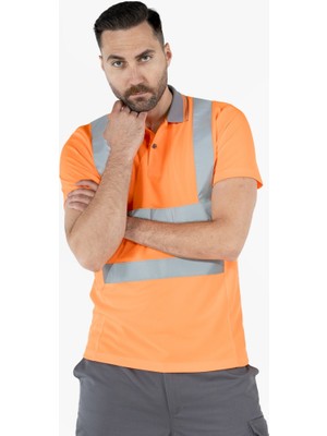 OWL OWL Polo Yaka Dry Touch Hi-Vis T-Shirt