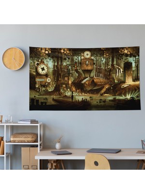 The Lucid Lab Dream City Duvar Örtüsü - 75 cm x 135 cm