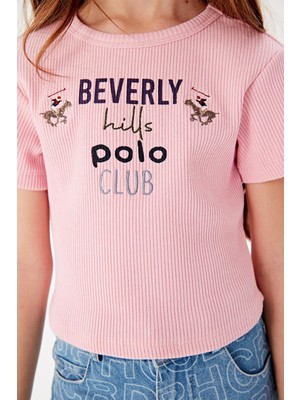 Beverly Hills Polo Club Kız Çocuk Pembe T-Shirt