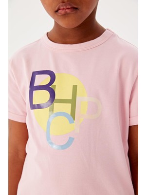 Beverly Hills Polo Club Kız Çocuk Pembe T-Shirt