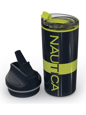 Nautica NTM02 Sport Termos Paslanmaz Çelik 650 ml Navy Lime