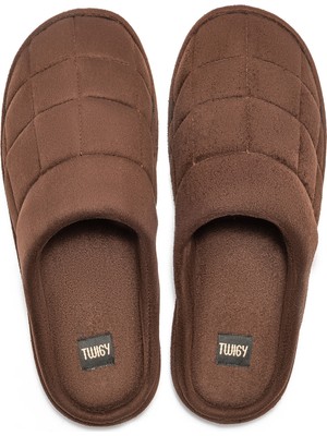 Twigy Adam Erkek Ev Terliği Kahverengi 41/46