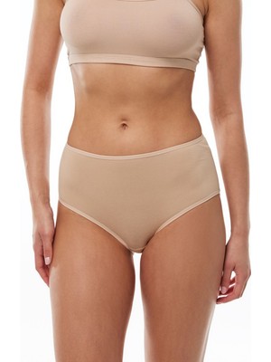 Malabadi 1030 4'lü Paket Kadın Modal Yüksek Bel Battal Slip & Külot