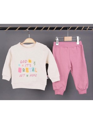 Chocukcha Kız Bebek ve Çocuk Mevsimlik Eşofman Takımı