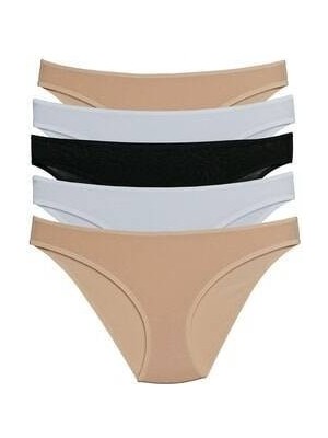 Pierre Cardin Kadın Pamuklu Basic Brief  5li Külot